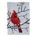 Latch Hook Rug Kit for Adults Red Cardinal Crocheting Carpet Rug Yarn Sofa Cushion Mat Tapestry DIY Carpet Arts Crafts 20.5X15 Inch Red Bird