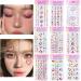 Face Gems & Rhinestones - Self-Adhesive Eye Jewels | 10 Sheet Crystal Pearl Stickers for Makeup - Buy Online on GoSupps.com