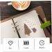 Operitacx 12 Pcs Spray Pattern Creative Painting Stencils Christmas Drawing Stencils Child Accessories Pretty - Buy Online on GoSupps.com