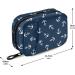 ALAZA Nautical Anchor Pill Box - 7 Day Travel Organizer Case Compact Vitamin Holder for Family & Camping Zippered Design Navy Blue (4.6 x 3.14 x 1.88 in - Buy Online on GoSupps.com