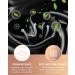 Mikimini Extra Large Black Shower Hoods (2-Pack) - Waterproof Reusable Hair Caps for Men & Women with Bright Green Border - Thick Braids & Double-Layer Design - Buy Online on GoSupps.com