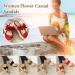 Creev Women's Floral Slip-On Plateau Sandals | Orthopedic Wedge Flip-Flops for Summer & Beach | Casual Non-Slip Hiking Shoes (EU Sizes 41-43) - Buy Online on GoSupps.com