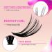 HxyGogo Wispy Cluster Lashes DIY Kit | Natural Look 8-16MM D Curl Individual Lashes | 280 pcs Reusable at Home Fluffy Extensions - Buy Online on GoSupps.com