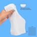 FOMIN Acidified Travel Deodorant Wipes For Women & Men - 15 Count - Fragrance Free - pH Balanced Mini Deodorant Travel Size Wipes - Plastic-Free Individually Wrapped Underarm Body Wipes Fragrance Free 15 Count (Pack of 1) - Buy Online on GoSupps.com