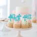 Rsstarxi 24 Pack God Bless and Baptism Cupcake Toppers Glitter Cross God Bless Cupcake Picks Decorations for Babyshower Christian First Communion Baptism Party Cake Decorations Blue - Buy Online on GoSupps.com