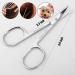 Nail Manicure Scissors for Beard, Mustache, Ear, Facial Hair, Eyebrows & Eyelashes - Style 1 - Buy Online on GoSupps.com