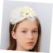 minkissy 1 Set Bridal Hair Accessories Costume Fascinators Lace Gloves Bridal Gloves Tea Party Hat Bridal Costume Women Headdress Women Fascinator Veil Fascinators Wig Fabric Bride Wedding - Buy Online on GoSupps.com
