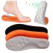Comfortable Shoe Insoles Soft U-Shaped Sports Insoles with Acupoint Massage Arch Support for Foot Shock-Absorbing Shoe Pads 3Pairs 41-42Size Foot Cushion