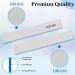 12pcs 100/100 Grit Nail Files for Acrylic and Poly Nail Extensions - Double Sided Emery Boards for Hard Nails - Washable and Durable - Buy Online on GoSupps.com