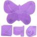 HAPINARY 1pc Silicone Scrub Pad Hair Brush Cleaner Cleaning Tool Beauty Brush Cleaning Mat Make up Cosmetic Brush Cleaning Mat Purple Makeup Brush Silica Gel Cleaning Board 23X17cm Purple - Buy Online on GoSupps.com