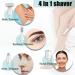 Yoyika 4 in 1 Electric Epilator - Multi-Functional Hair Removal Tool for Men & Women | Facial Body Eyebrow and Intimate Shaving Razor - Buy Online on GoSupps.com