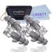 Etymotic High-Fidelity Earplugs ER20XS (2 Pairs Standard Fit Frost Color) - High Fidelity Noise Reduction - Includes Carrying Case Neck Cord and Liberty Cloth (Standard Fit)