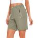 Little Donkey Andy Women's Stretch Quick Dry Shorts for Hiking, Camping, Travel A1 Silver Sage Medium