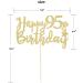 LOVENJOY Happy 95th Birthday Cake Topper Gold Glitter Hello 95 and Fabulous Cake Decoration 95 & Happy Birthday - Buy Online on GoSupps.com