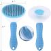 Cat Grooming Brush - Shedding & Massage Tool for Short & Long Haired Cats - Removes Mats, Tangles & Loose Fur - Blue - Buy Online on GoSupps.com