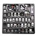 CKPSMS Brand -#KP-19015 42PCS Domestic Sewing Machine Presser Feet Set Compatible with/Replacement for Brother Brand Babylock Brand Singer Brand Janome Brand Low Shank Sewing Machines (42PCS)