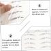 FRCOLOR 18 Pcs Eyebrow Stickers Waterproof Stickers False Eyebrows Stickers Artificial Eyebrow Tattoos Tool - Buy Online on GoSupps.com