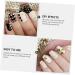 minkissy 6 Boxes Accessories Nail Art Charm Nail Alloy Small Decoration Chic Nail DIY Decors Nail Alloy Decor Nail Decor Accessory trinkets Charm Decorate Japanese Hollow Out Amulet Rivet - Buy Online on GoSupps.com