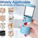 dzqad Portable Face Steamer Handheld Cordless Face Steamer | 30ml Visual Water Tank Cordless Handheld Mister Handy Nano Mister with Colorful Light for Face Hydrating Skin Care Daily Makeup Blue - Buy Online on GoSupps.com
