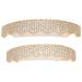 Bling Teeth Grillz Set - Iced Out Gold & Silver Teeth Grills for Women | Top & Bottom Grills with Storage Box - Buy Online on GoSupps.com