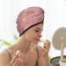 Shop Hair Towel Wrap - Quick Drying Turban with Button | Rose Gold Pink Glitter - Ideal for All Hair Types - Buy Online on GoSupps.com