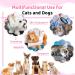 Soft Adjustable Anti-Bite Cat Collar - Light Pink XL | Protective Collar for Cats & Puppies After Surgery | Rewrise - Buy Online on GoSupps.com