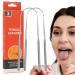 Brojaq Metal Tongue Cleaner & Scraper - Portable Effective Tongue Cleaning for Fresh Breath - Buy Online on GoSupps.com