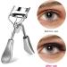 Buy Wllhyf Professional Eyelash Pliers Kit - Metal Makeup Tool with Built-in Comb & 10 Replacement Pads for Dramatically Curved Eyelashes (Silver) - International Shipping Available - Buy Online on GoSupps.com