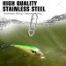 Buy 9tong High-Quality Stainless Steel Fishing Vertebrae Snap Clips - 50 PCs 121lb Capacity Black Nickel - Perfect for Saltwater Fishing Accessories - Buy Online on GoSupps.com
