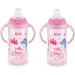 NUK 10oz Jungle Learner Cup w/ Handles 2 Pack (Princess) - Easy Grip, Spill-Proof - Buy Online on GoSupps.com
