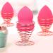 TRIXES Rose Gold Makeup Sponge Stand - 2 Piece Stainless Steel Wire Holder for Beauty Blenders - International Shipping Available - Buy Online on GoSupps.com