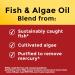 Nature Made Omega 3 Fish Oil and Algae Oil Supplements 1200mg Omega 3 Supplement for Heart Brain and Eyes Support One Per Day 60 Softgels - Buy Online on GoSupps.com