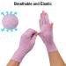 2-Pair Arthritis Compression Gloves for Rheumatoid & Osteoarthritis Relief - Fingerless, Breathable, Moisture-Wicking - Purple Small - Women & Men - Buy Online on GoSupps.com