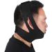 Chin Cheek Lift Up Belt Three-dimensional Cutting Face Slimming Bandage Promote Comfortable Fit Diving Material Black - Buy Online on GoSupps.com