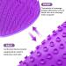 Shower Foot Massager Scrubber Mat | Non-Slip with Suction Cups | Exfoliates and Soothes Achy Feet | Purple - Buy Online on GoSupps.com