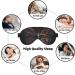 Mystery Butterfly Soft Eye Mask - Unisex Comfortable & Breathable Sleep Mask for Deep Sleep Ideal for Daily Rest Black - Buy Online on GoSupps.com
