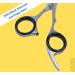 Professional Thinning Thinning Scissors Hairdressing Scissors Professional Hair Cutting 6.5" Inches Hairdressing Tools and Tools Hairdresser Women Men Salon Comb Silver - Buy Online on GoSupps.com