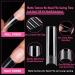UNA GELLA XXL Soft Gel Tapered Square Nail Tips - 120PCS, Extra Long & Full Cover for Perfect Fit - Ideal for Nail Extension at Home or Salon - Buy Online on GoSupps.com
