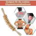 Whchiy Wooden Massage Roller | Anti-Cellulite Deep Tissue Massager with Handle - Buy Online on GoSupps.com