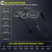 BLS BLUES 5 PACK Men's Costume Eyewear - Stylish 2.5X Metal Frame Reading Glasses for International Shipping - Buy Online on GoSupps.com