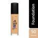 Manhattan Lasting Perfection Foundation - 25hrs Long-Lasting High Coverage Moisturizing Flawless Complexion - Sesame 50 (30ml) | International Shipping - Buy Online on GoSupps.com