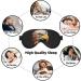 BREAUX Eagle Print Double Sided Eye Mask - Blackout Sleep Mask for Men & Women | All Night Comfort - Buy Online on GoSupps.com