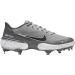 Nike Men's Alpha Huarache 3 Varsity Low Metal Baseball Cleats - Size 8.5 (Grey/Black) - Buy Online on GoSupps.com