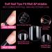 UNA GELLA Extra Short Square Fake Nails 216pcs - Pre-shaped Gel Nail Tips for Full Cover Acrylic - False Nails for Nail Extension DIY at Home - Buy Online on GoSupps.com