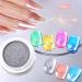 Chrome powder for gel nails chrome powder holographic nail powder | Nail powder with silver mirror effect gel powder with silver mirror effect nails with silver mirror effect - Buy Online on GoSupps.com
