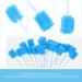 Healifty Bicarbonate Gum Swabs - 100pcs Disposable Tongue & Mouth Cleaners for Oral Hygiene - Blue Sponge Swabs for Cavity & Gum Care - Buy Online on GoSupps.com