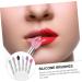 SOESFOUFU 6pcs Eye Shadow Brush Eye Shadow Applicator Sticks Eye Blending Brush Transparent Plastic Handle - Buy Online on GoSupps.com