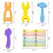 ODDAVA 4 Pack Baby Teething Toys - Soft Silicone Turtle Rattle Set for Babies 6-12 Months - Buy Online on GoSupps.com