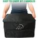 Par7 Golf Trunk Organizer - Double Layer Storage for 2 Pairs of Shoes and Accessories | Waterproof & Durable | Foldable & Lightweight | Ideal Gift for Golfers - Buy Online on GoSupps.com