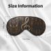 SSIMOO Music Symbol Sleep Mask | Adjustable Breathable Eye Mask for Comfortable Sleep | International Shipping - Buy Online on GoSupps.com